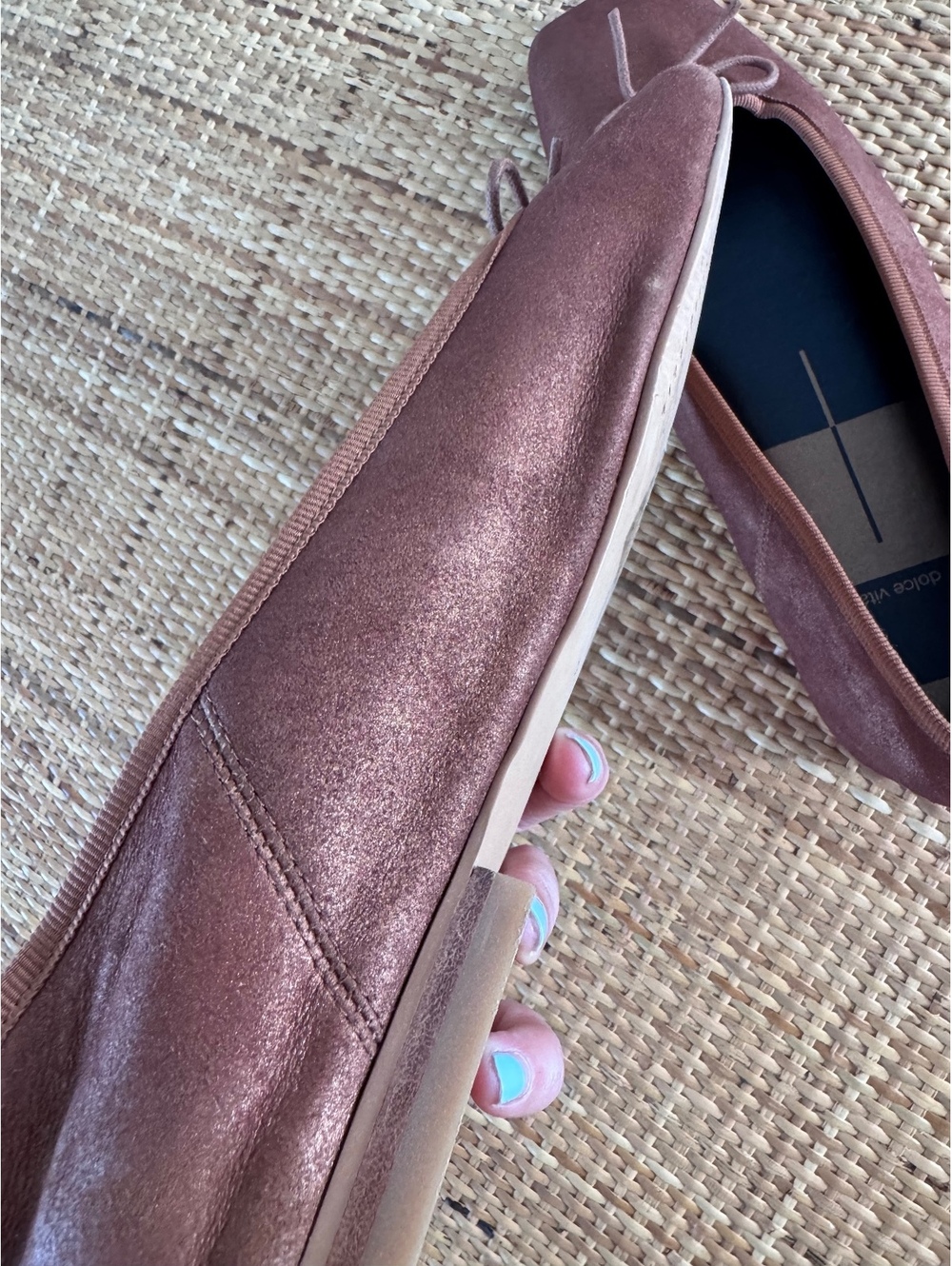 Dolce Vita Square Toe Ballet Flats - Picture 4 of 6